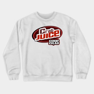 Crab juice code crab 90's 2000's reference meme Crewneck Sweatshirt